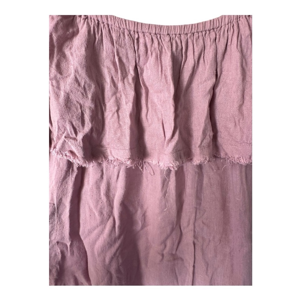 FREE PEOPLE | Serafina Lilac Off the Shoulder Mini Dress Tie Back Women’s Size M - Picture 3 of 9